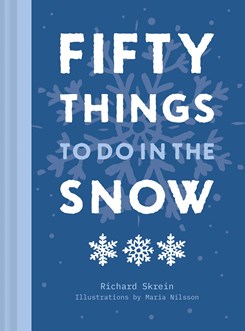 Blue cover for 50 things to do in the snow