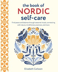 Illustrated book jacket of the nordic of self care book