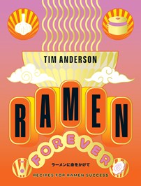 Graphical cover for the book Ramen Forever.