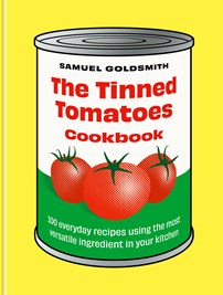 Graphical cover for the Tinned Tomatoes Cookbook