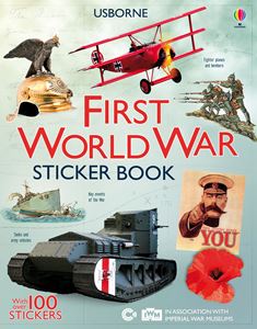 FIRST WORLD WAR STICKER BOOK (USBORNE) (NEW)