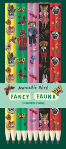 FANCY FAUNA 10 GRAPHITE PENCILS