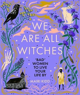Purple jacket cover for the book we are all witches