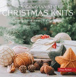Scandinavian style christmas knits book cover