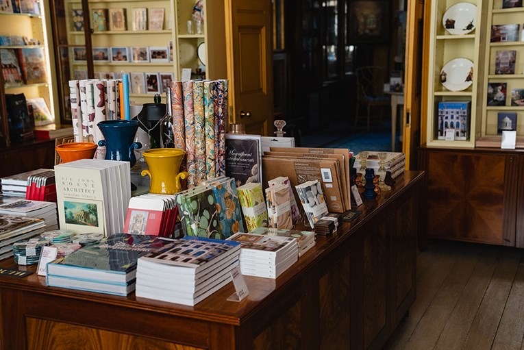 Retail display at the Sir John Soane Museum