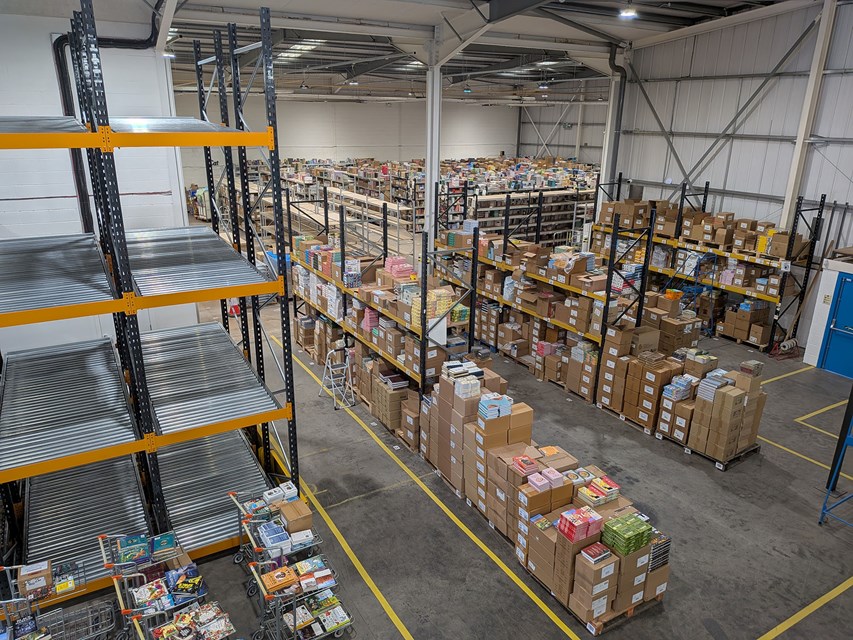 Bookspeed warehouse interior