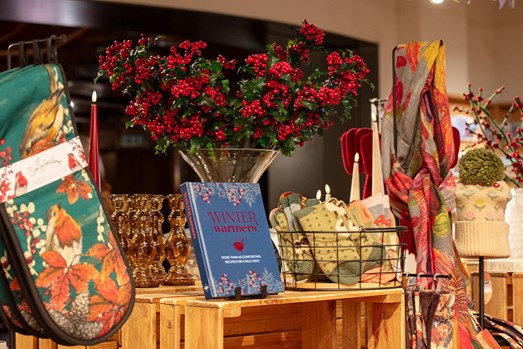 Winter-themed retail display